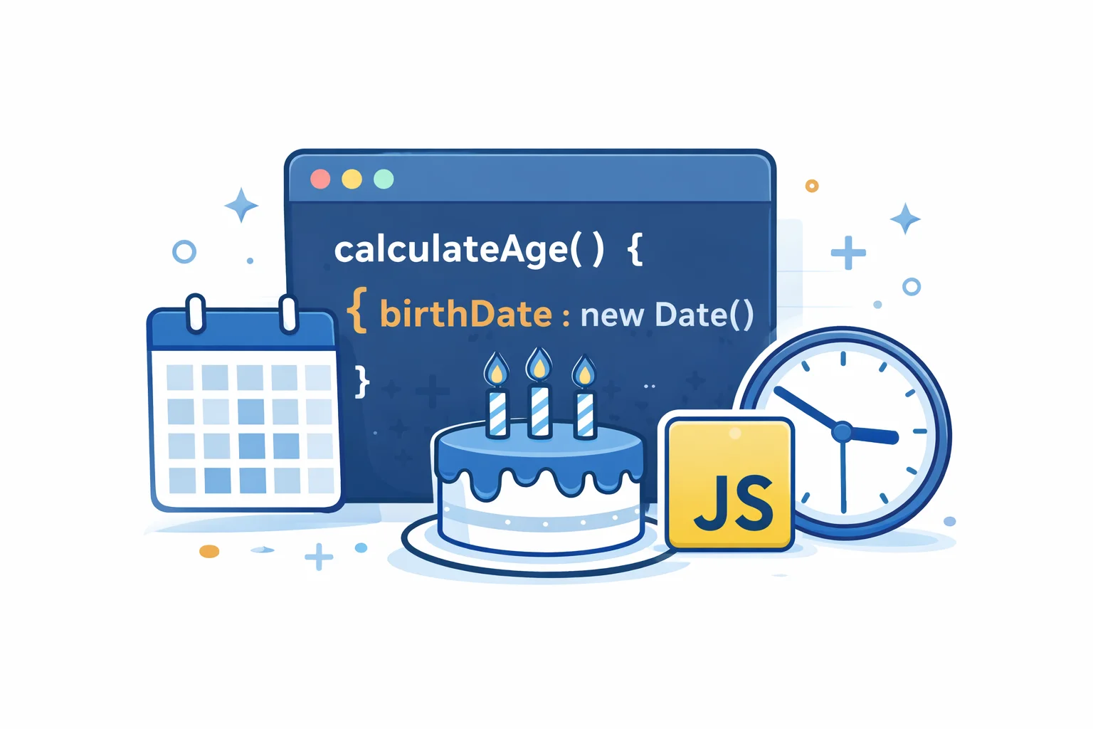 Comment calculer l'âge en JavaScript (DOB en années, mois, jours)