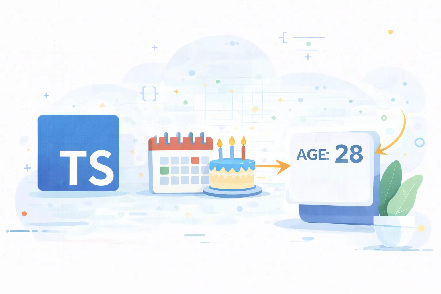 How to Calculate Age in TypeScript (Date Object and Day.js Examples)