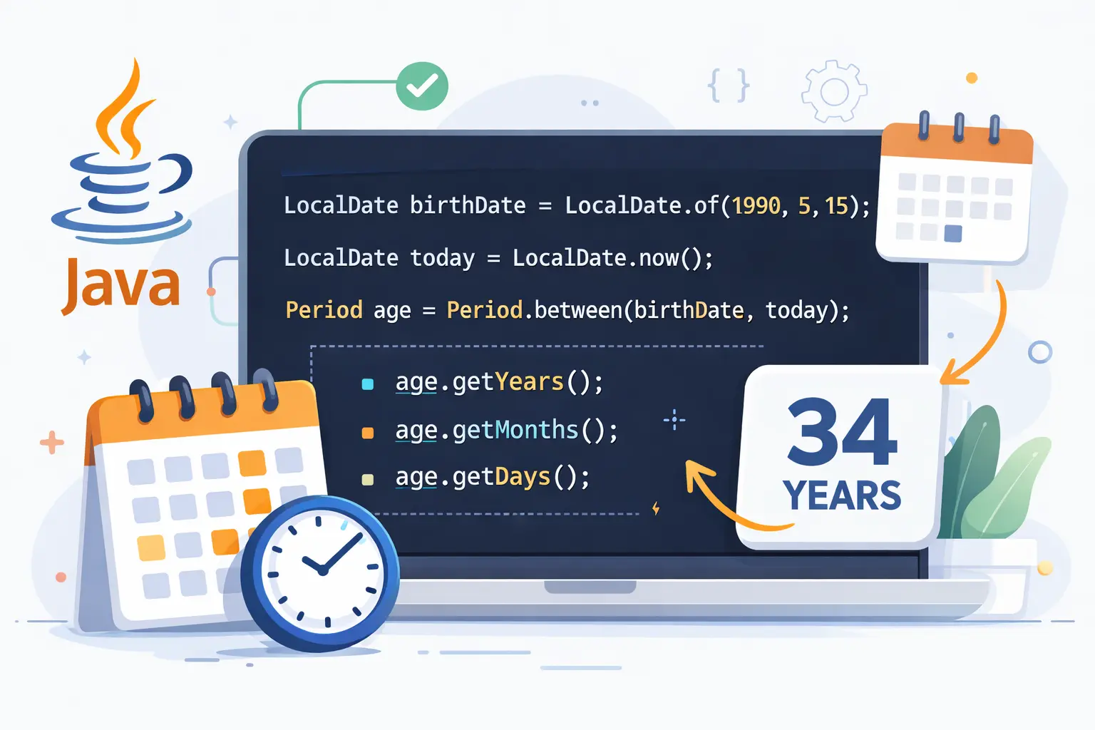 How to Calculate Age in Java (LocalDate and Period Examples)
